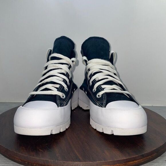 Converse Chuck Taylor All Star Women’s 6 Lugged Platform High-Top Sneaker Black - Picture 4 of 10